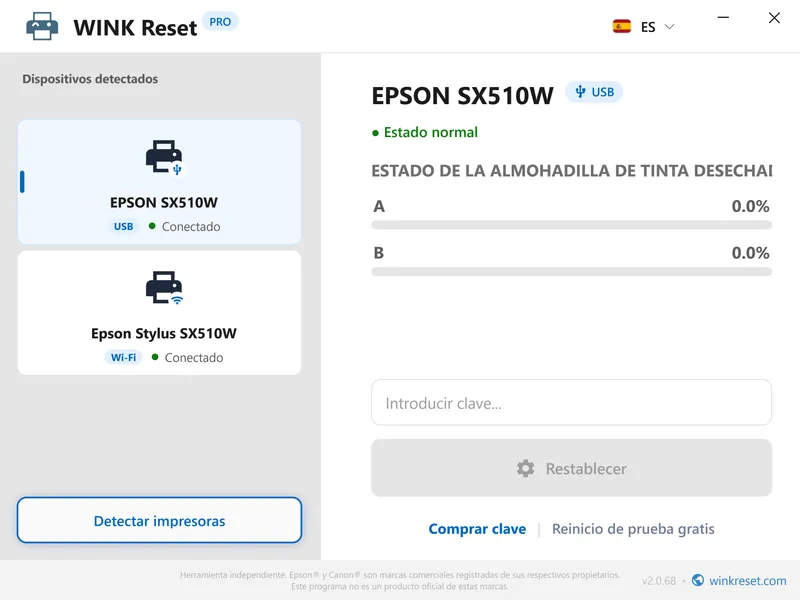 contadores almohadillas epson restablecidos a cero exito