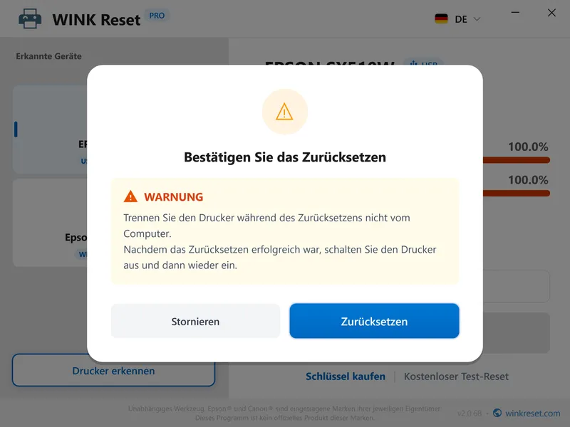 wartung erforderlich fehler wic bestaetigen de