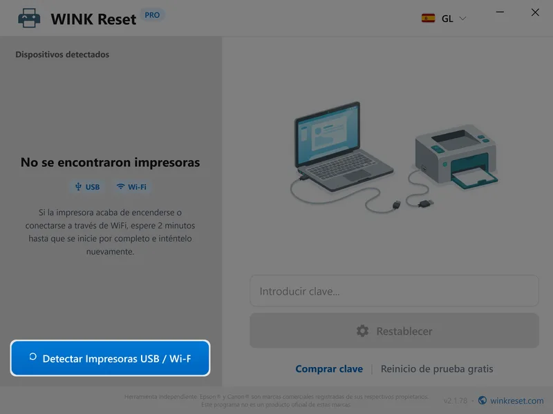 wink waste ink counter wic detect printers gl